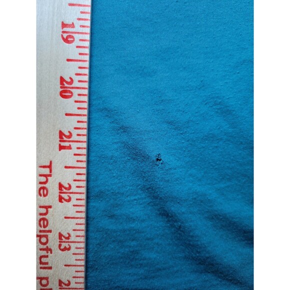 Ed Hardy Cobra Rose Skull Embroidered V-Neck Teal Double-sided Womans Large - Picture 7 of 7